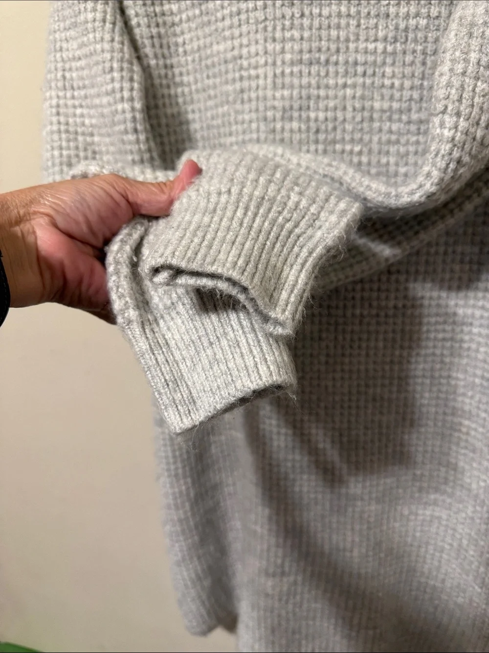 KUHL Cozy Women's Light Gray Turtleneck Sweater Dress M.